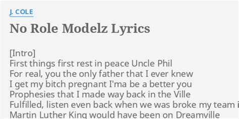 first thing first rest in peace uncle phil|[LYRICS] No Role Modelz Lyrics By J. Cole .
